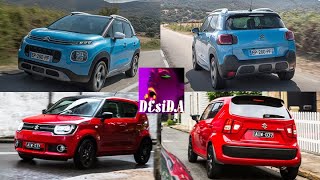 2021 Citroen C3 Aircross vs 2021 Suzuki Ignis (technical comparison)