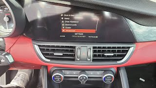 How to Remove Radio/ Navigation / Display / Speedometer Cluster 2019 Alfa Romeo Giulia for Repair.