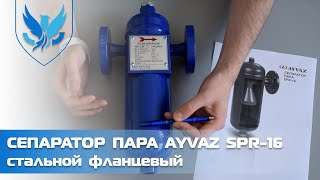 ⛲️🔺  Сепаратор пара Ayvaz SPR-16 Ду 15 🎥. Фланцевый сепаратор пара | АРМАШОП