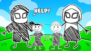 HAVING A Scribble Family In Roblox!