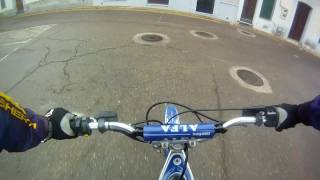 Moto trial ride gopro.