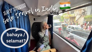 muslim girl travel in India 🇮🇳 | Review toilet tepi jalan, sleeper bus