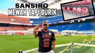 JAKMANIA KORWIL MILAN... BULE KAGET LIAT MEWAHNYA STADION SANSIRO....