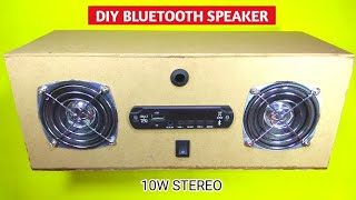 DIY Stereo Bluetooth Speaker. Very Simple Method.