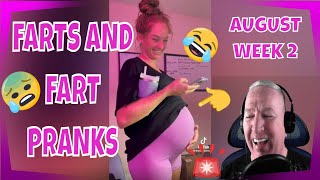 Reaction Funny Farts and Fart Pranks - August 2022 Week 2 Compilation Try not to laugh TikTok