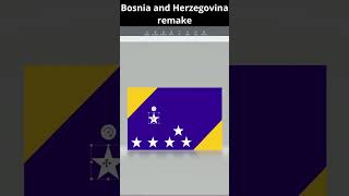 Bosnia and Herzegovina Flag Remake #country #flag #bosniaandherzegovina