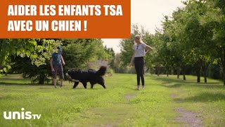 Le chien d'assistance aide au développement des enfants avec un trouble du spectre de l'autisme