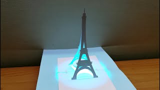 3D Eiffel Tower Card｜Pop Up Card｜Kirigami｜Paper Art｜Origami｜艾菲爾鐵塔彈出卡片 #318