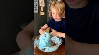 Fluffy Slime #satisfyingvideo