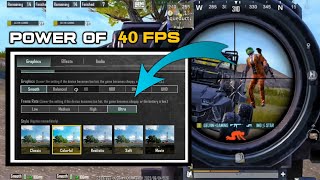 POWER OF 40 FPS 🔥| 40 FPS FASTER PLAYER | 5 FINGER + GYROSCOPE | SOLO VS SQUAD | BGMI | PUBG MOBILE