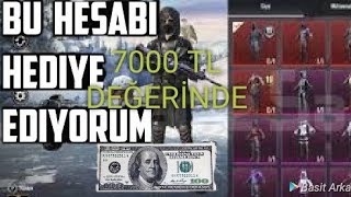 PUBG MOBİLE HESAP ÇEKİLİŞİ \ 7000 TL DEĞERİNDE - Pubg Hesap Çekilişi - Pubg Mobile Hesap Çekilişi