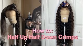 HOW TO: LONG LASTING CRIMPS WITH CONAIR WAVER | 5X5 HD CLOSURE WIG UNIT FT. CINN CITY BEAUTY