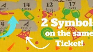 I found 2 Party Hat symbols on the same ticket!