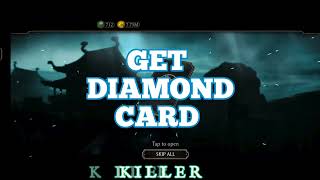 How to Get Diamond Card ? | Tips And Tricks | mortal Kombat Mobile Game Play