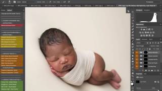 Newborn Collection II Photoshop Actions Tutorial Edit 4 (Retired April 2022)