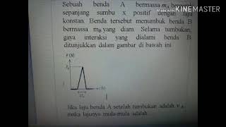 Impuls momentum dan Tumbukan part 2