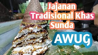 Awug tepung beras Makanan Tradisional Khas Sunda Best Indonesian Street Food