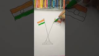 How to draw tiranga #trending#art#youtubeshorts#viralvideo#video#reels#india#army#yt#subscribe#kids