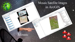 How to mosaic landsat 8 images in ArcGIS | image mosaicking | landsat image mosaicking