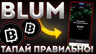 ЛИСТИНГ BLUM В ОКТЯБРЕ! ЛАЙФХАК КАК ПРАВИЛЬНО ТАПАТЬ! - BLUM СЕГОДНЯ