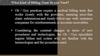 Outsource Ob Gyn Billing and Increase your Revenue