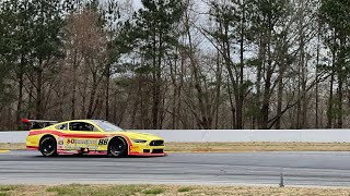 Flame Throwing Trans Am TA2’s Testing During Crowded Track Day