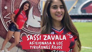 Tibuchica, Sassi Zavala la mejor aficionada de los Tiburones Rojos del Veracruz