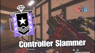 how a ps4 controller slammer clips everyone in ranked. (sensitivity in description)