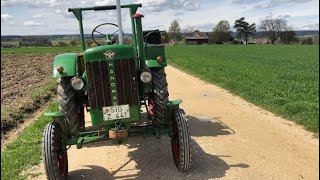 Hanomag R16 Sound/ Kaltstart/ Ausfahrt