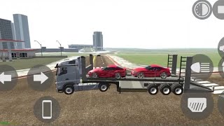 Indian bikes driving 3D - Truck Trailer/kontainer mengirim mobil sport Supra ke perumahan