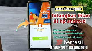 Cara menghilangkan iklan di hp Redmi muncul tiba-tiba