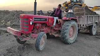 Mahindra 415di xp plus Performance on fully mud LOADED trolley