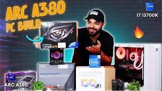 Intel Arc GPU PC Build Under 1 Lakh | Intel i7 13700K & Intel Arc A380 PC Build in India 2023