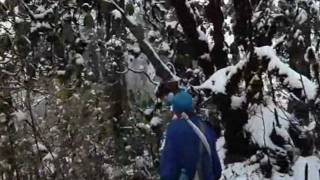 Dec 2011 route finding hike on the snow mountain ridge to Madwe peak, Putao, Myanmar