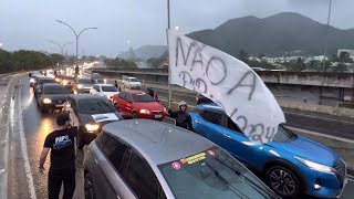 🔴 A MAIOR MANIFESTAÇÃO de MOTORISTAS UBER do RIO de JANEIRO foi ASSIM - parabéns a todos