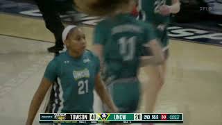 UNCW WBB Highlights vs Towson | 3-03-24