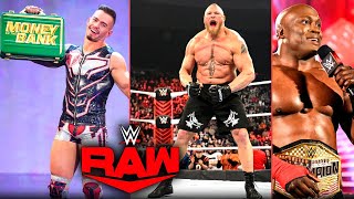 WWE Monday Night Raw Highlights Preview And Results_ Brock Lesnar RETURNS And Lashley OPEN CHALLENGE