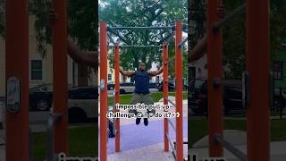 IMPOSSIBLE PULL UP CHALLENGE- can YOU do it?