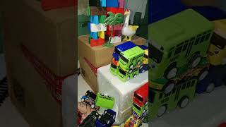 Bus basuri, telolet om telolet, Bus telolet, cartoon, kereta api, excavator#shortvideo