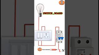 Switch board wiring connection diagram #shorts #wiring #electricalvideos #tips #electrical