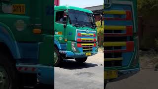 Long Container Truck Carrying Heavy Load Passing on the Road #work #truck #respect #shorts