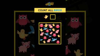 Eye Test Puzzle: Count All birds 🤯!| Test Your Eyes | #shorts #viral #paheliyan