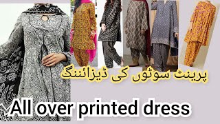 2022 Goodlooking all over dresses very graceful & very graceful printed designer dress latest design