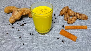 Immunity Boost Golden Drink (Turmeric Milk) Recipe in Tamil/Healthy Turmeric Milk for Weight Loss