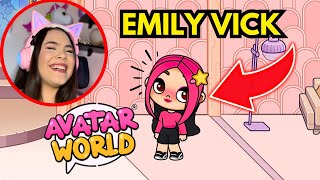 VIREI a EMILY VICK no AVATAR WORLD!!!