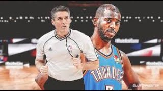 Chris Paul Emotional  After Game 7 Loss Upset With Ref Scott Foster