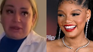 NAIL SHOP OWNER SAYS SHE’S HAD D£ATH THREATS AFTER ALLEGED RACIST HALLE BAILEY INCIDENT