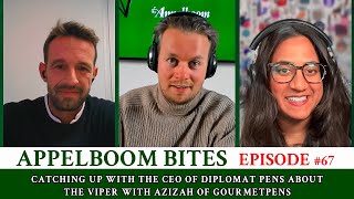 Catching up with the CEO of Diplomat pens about the Viper with Azizah of Gourmetpens | Ep. 67