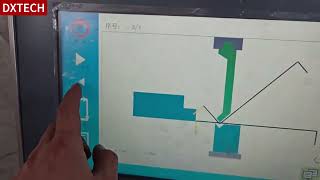 DX240643-W  bending machine with DE-15 control system inspection video 1