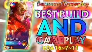 Yi Best Build Offlaner 2022 ! Top global Yin ! Mobile Legends mlbb